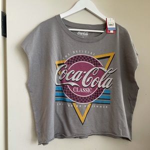 Coca Cola Sleeveless Sweatshirt NWT